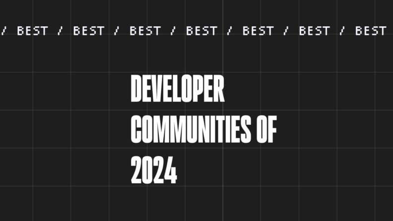 Developer communities of 2024 generic best of