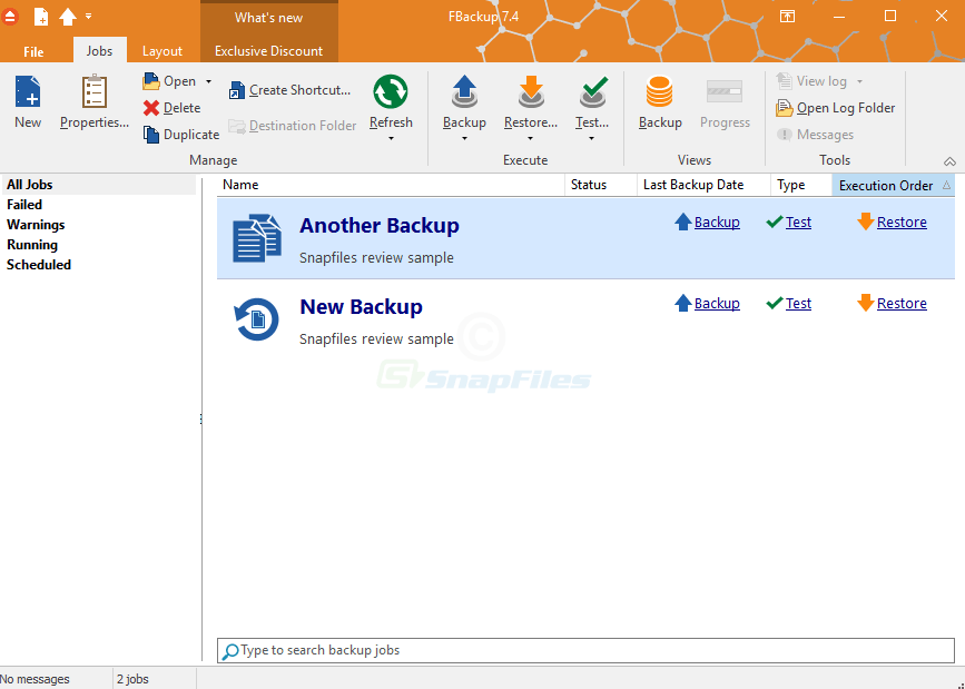 FBackup PC Backup Software